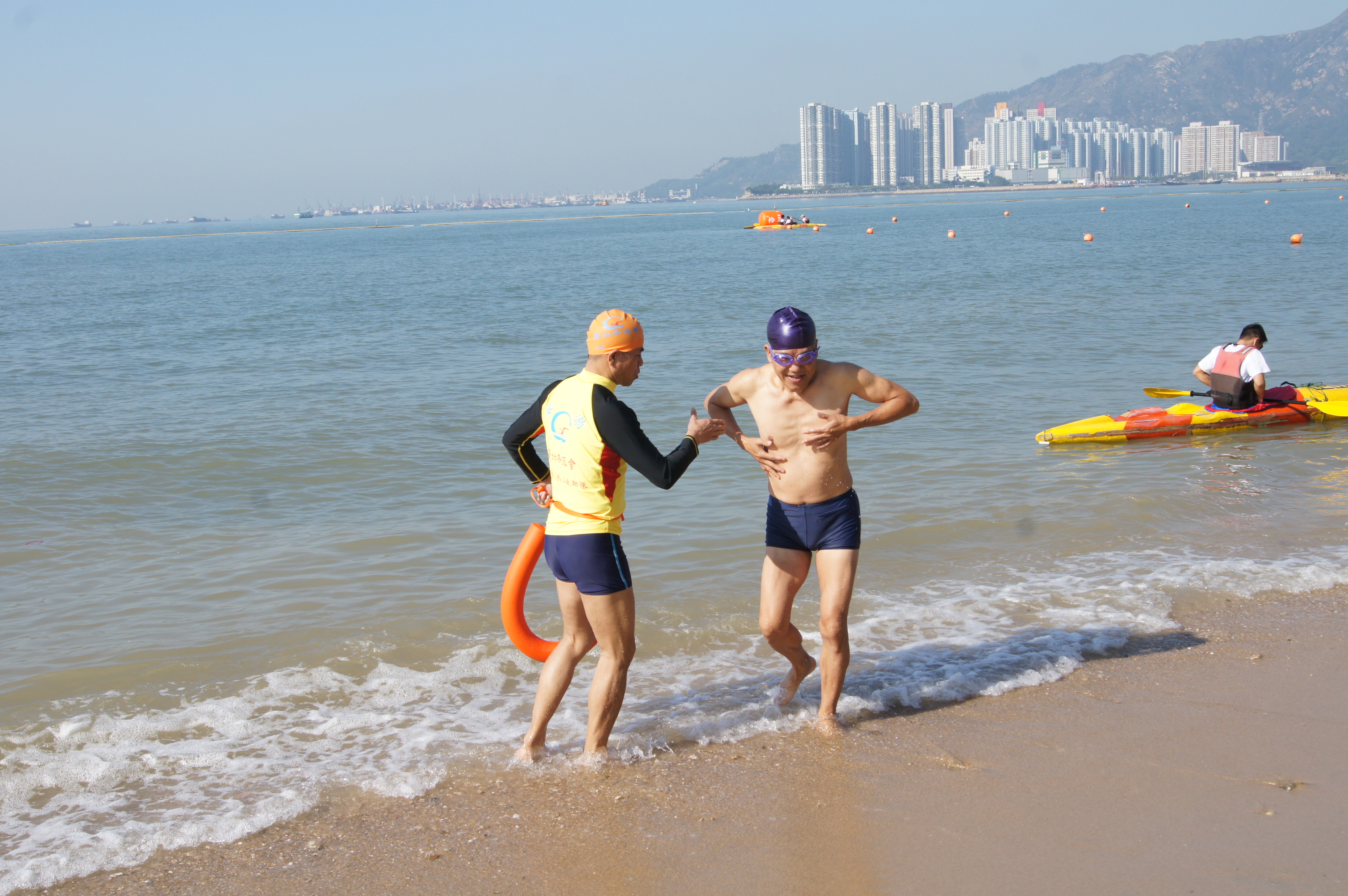 2011香港公開冬泳錦標賽視障運動員獲獎
